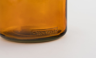 Ваза с ручкой Alfa Ochre L