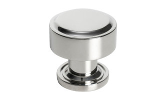 Ручка-кнопка Tube polished nickel