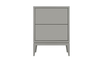 Прикроватная тумба Остин с 2 ящиками, основание А без декора