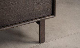 Витрина JP Line 6.0 тёмный дуб
