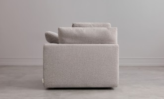 Диван Нубе угловая секция, серый