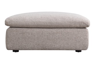 Диван Нубе пуф, серый