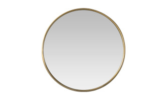 Зеркало круглое Walker brass большое
