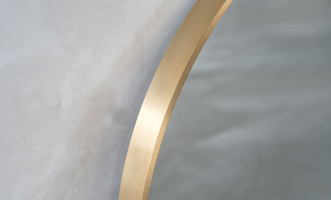 Зеркало круглое Marion brass