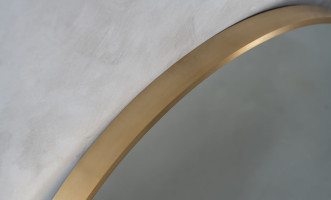 Зеркало круглое Marion brass