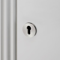 Личинка замка Euro Cylinder Escutcheon Plate Steel (Комплект 2 шт.)