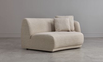 Диван модульный АЙВОРИ секция с подлокотником правая 1500х1270х800