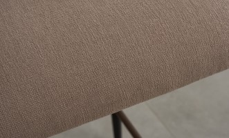 Стул барный Bradley тёмный linen latte