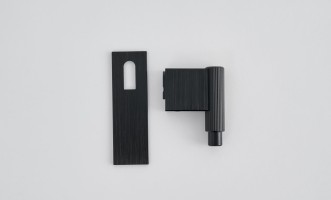 Крючок Arpa Plate чёрный 2,5×8 см