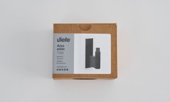 Крючок Arpa Plate чёрный 2,5×8 см