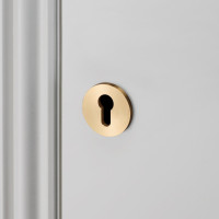 Личинка замка Euro Cylinder Escutcheon Plate Brass (Комплект 2 шт.)