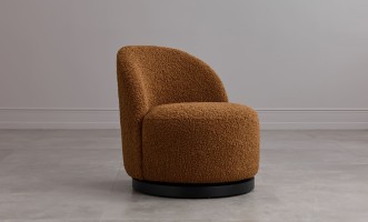 Кресло крутящееся Аура (ткань Teddy 33)
