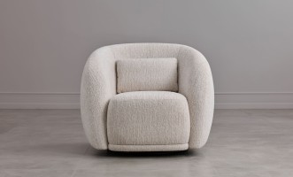 Кресло крутящееся Сфера (ткань Eyelash 103)