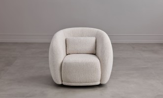 Кресло крутящееся Сфера (ткань Eyelash 103)