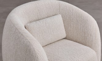 Кресло крутящееся Сфера (ткань Eyelash 103)