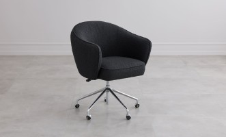 Кресло офисное Гилмор (ткань Black boucle)