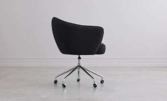 Кресло офисное Гилмор (ткань Black boucle)