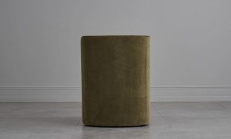 Кресло на колёсиках Альдо бархатное olive velvet