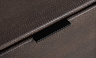 Комод JP Line 6.0 с 2 ящиками и 2 фасадами тёмный дуб
