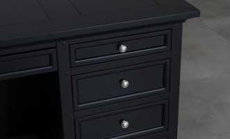 Письменный стол Оксфорд большой чёрный