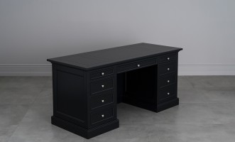 Письменный стол Оксфорд большой чёрный