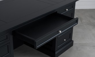 Письменный стол Оксфорд большой чёрный