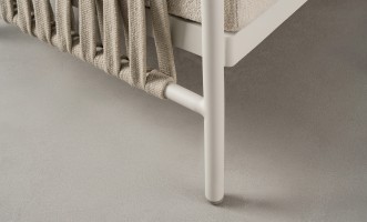 Диван Таормина уличный трёхместный, светлый