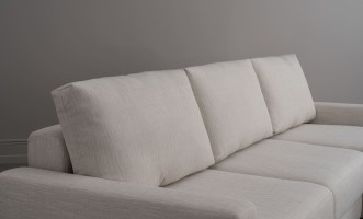 Диван Ласло угловой раскладной с узкими подлокотниками