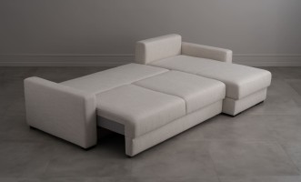 Диван Ласло угловой раскладной с узкими подлокотниками