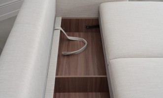 Диван Ласло раскладной прямой с узкими подлокотниками