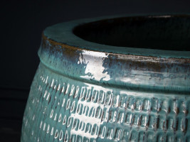 Кашпо Collar aqua S