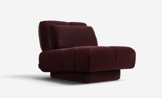 Кресло Баббл, ткань Maroon
