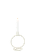 Подсвечник Boucle white L