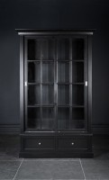 Витрина Оксфорд двухдверная чёрная
