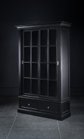 Витрина Оксфорд двухдверная чёрная