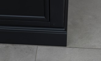 Комод Оксфорд с 5-ю ящиками чёрный