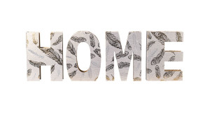 Шкатулки Home в виде букв