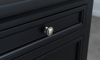 Письменный стол Оксфорд малый чёрный