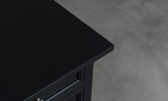 Письменный стол Оксфорд малый чёрный