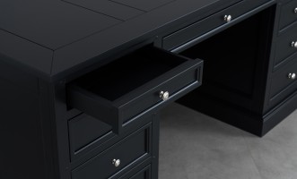 Письменный стол Оксфорд малый чёрный