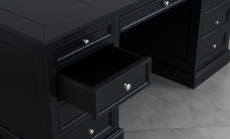 Письменный стол Оксфорд малый чёрный