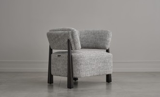 Кресло Lauren серое