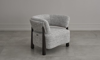 Кресло Lauren серое