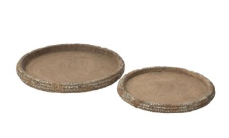 Подносы декоративные Antique набор 2 шт