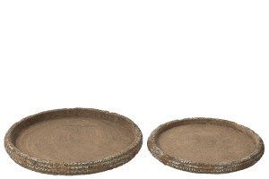 Подносы декоративные Antique набор 2 шт