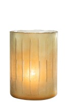 Подсвечник Stipes Yellow 26 см