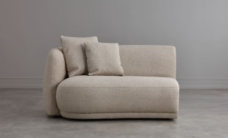 Диван модульный АЙВОРИ секция с подлокотником левая 1500х1270х800