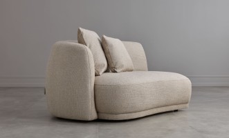 Диван модульный АЙВОРИ секция с подлокотником левая 1500х1270х800