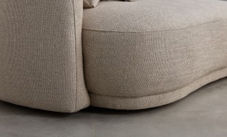 Диван модульный АЙВОРИ секция с подлокотником левая 1500х1270х800