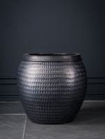 Кашпо Collar graphite L